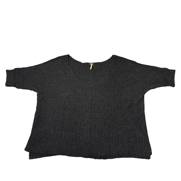 Free People Sweaters - Free People Women's Knit Oversized Sweater Black Size Medium